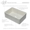 Alfi Brand 30" Biscuit Reversible Sgl Fireclay Farmhouse Kitchen Sink AB3020SB-B - alternate 9
